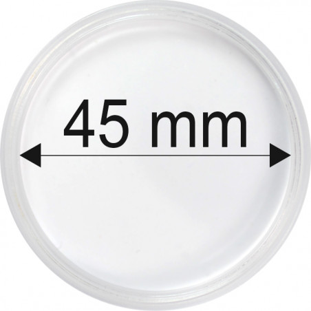 Plastová kapsle na minci 45 mm