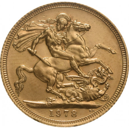 Zlatá mince 7,32 g Sovereign 1978