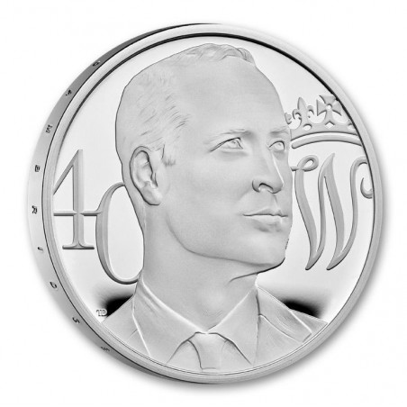 Stříbrná mince 56,56 g 40. narozeniny vévody z Cambridge
