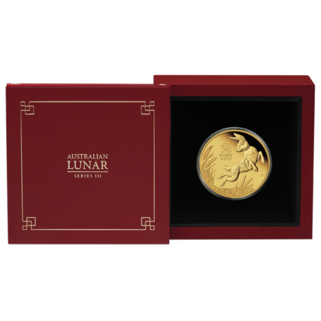 Zlatá mince 1 Oz Lunar Series III Year of the Rabbit 2023 Proof
