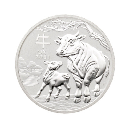 Stříbrná mince 1 Oz Lunar Series III Year of the Ox 2021