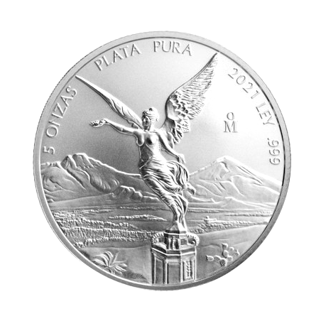 Stříbrná mince 5 Oz Libertad 2021