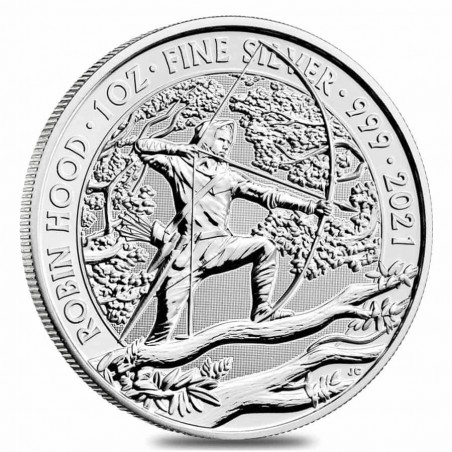 Stříbrná mince 1 Oz Mýty a legendy - Robin Hood 2021
