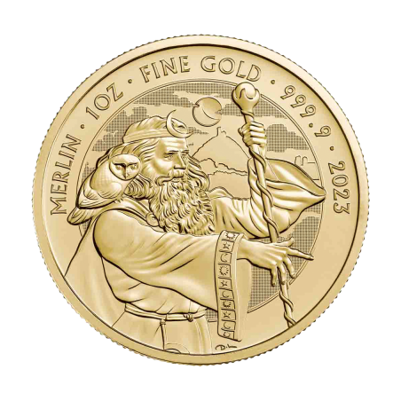 Zlatá mince 1 Oz Mýty a legendy - Merlin 2023