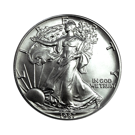 Stříbrná mince 1 Oz American Eagle 1987
