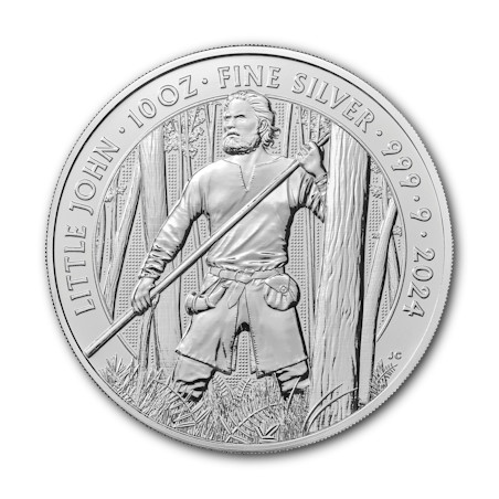 Stříbrná mince 10 Oz Mýty a legendy Little John 2024