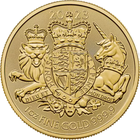 Zlatá mince 1 Oz Royal Arms 2023