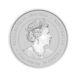 Stříbrná mince 1/4 Oz Lunar Series III Year of the Dragon 2024 Kolorováno