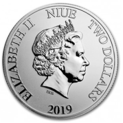 Stříbrná mince 1 Oz Turtle 2019