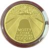 Zlatá mince 1/2 Oz Železniční most v Žampachu 2013 Proof