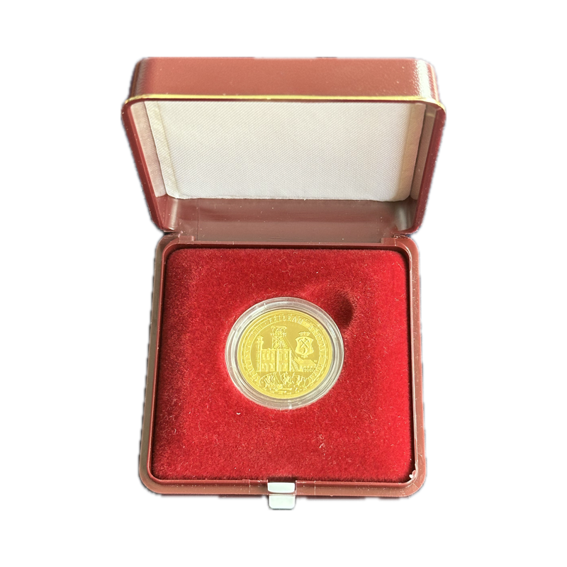 Zlatá mince 1/4 Oz Ševčínský důl Příbram 2007 proof
