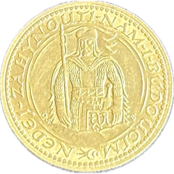 Zlatá mince 3,49 g 10 dukát...