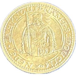 Zlatá mince 3,49 g 10 dukát...