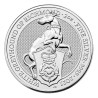 Stříbrná mince 2 Oz The Queen's Beasts White Greyhound of Richmond 2021
