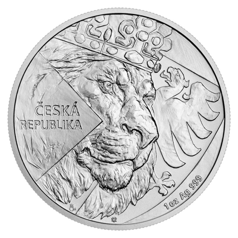 Stříbrná mince 1 Oz Český Lev 2024