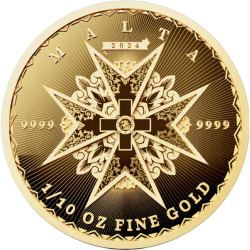 Zlatá mince 1/10 Oz Maltese...