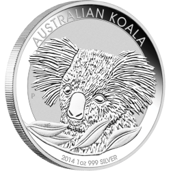 Stříbrná mince 1 Oz Koala 2014