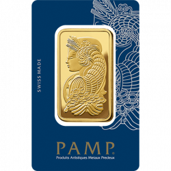 Zlatý slitek 100 g PAMP