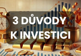 3 důvody, proč v září investovat do zlata